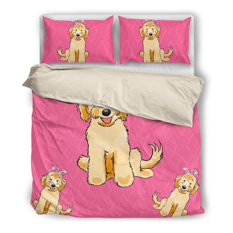 GOLDEN RETRIEVER BEDDING SET 025