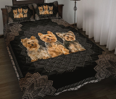 YORKSHIRE TERRIER - QUILT BED SET TT006