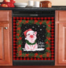 Pig Merry Christmas Dishwasher Cover Kitchen Appliance Decal Christmas Home Decor Xmas Gift HT