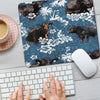 Black Angus Blue Mouse Pad Cattle Mouse Pad Farm Animal Lovers Gift Cute Mouse Mat For Computer HN