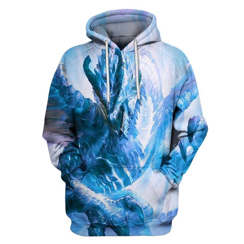 Men Hoodie 3D All Over Print Dragon Shirt 10