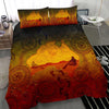 Oceania Bedding Set Aboriginal Art map Didgeridoo 3D design print Bedding set