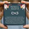 Mother Daughter Infinity Necklace Mothers Day Necklace Mom Jewelry Gift Card For Her, Mom, Grandma, Wife HT