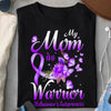 MY MOM IS A WARRIOR ALZHEIMER'S T-SHIRT