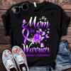 MY MOM IS A WARRIOR ALZHEIMER'S T-SHIRT