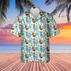 DONKEY AND CHICKEN SEAMLESS HAWAIIAN SHIRT