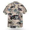 Thin Blue Line Hawaii Shirt POLICE CARS SEAMLESS PATTERN HAWAIIAN SHIRT