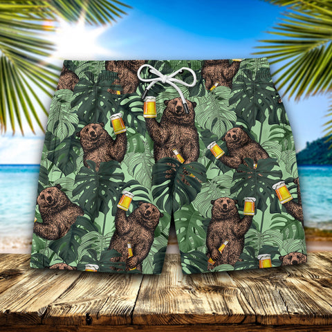 BEAR BEER HAWAIIAN SHORT Men Hawaii Shorts