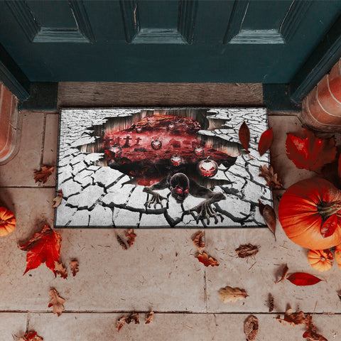 DEVIL FROM HELL 3D DOORMAT