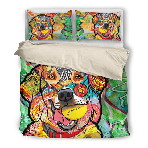 GOLDEN RETRIEVER BEDDING SET 026