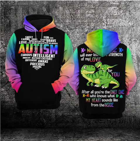 Autism Acceptance Unisex Hoodie For Men Women Autism Awareness Shirts Clothing Gifts HT