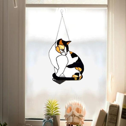 Cat Window Decor Ornament 04