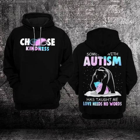 Choose Kindness Personalized Unisex Hoodie For Men Women Autism Awareness Shirts Clothing Gifts HT