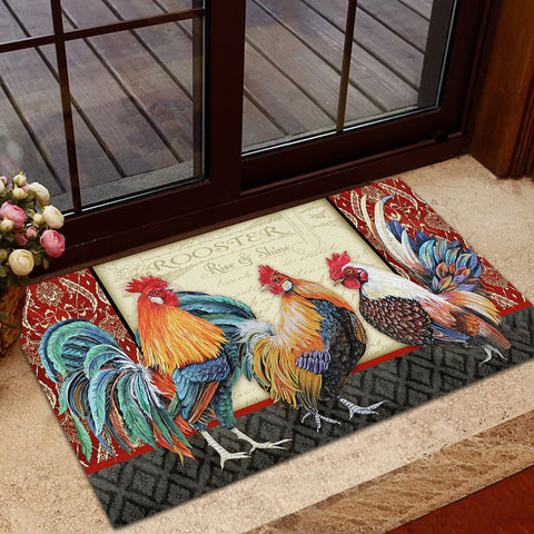 Rooster Doormat TD