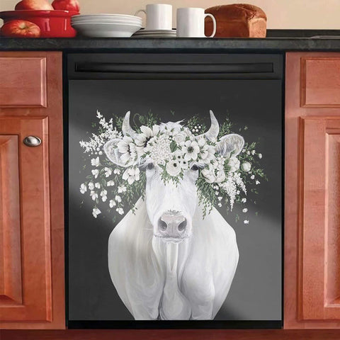 Farm Cow Kitchen Dishwasher Cover Decor Art Housewarming Gifts Home Decorations HT