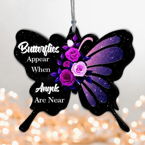 Butterflies Appear When Angels Are Near Ornament