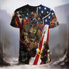 Patriotic Firefighter Shirt 3D All Over Printed Shirts For Men TTM