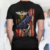 Nurse Symbol Behind USA Flag Shirt, Caduceus Medical Symbol Shirt, Hand Pulling American Flag Shirt, Nursing Shirt, Gift For Nurse