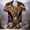 Dinosaur Shirt Brown DINOSAURS 3D ALL OVER PRINTED SHIRTS MP906