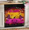 Halloween Breast Cancer Witch Pumpkin In October we wear pink Dishwasher Cover Halloween gift HT