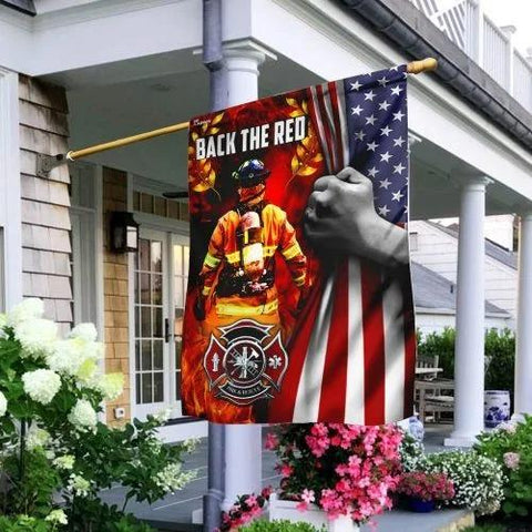 Back The Red – Firefighter Flag
