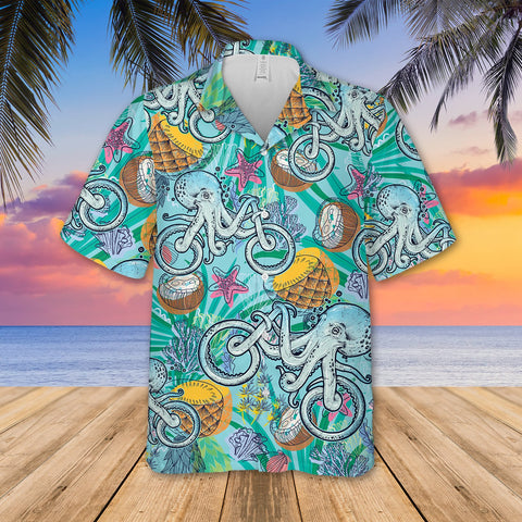Octopus Hawaiian Beach Shirt 03