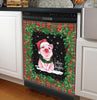 Pig Merry Christmas Dishwasher Cover Kitchen Appliance Decal Christmas Home Decor Xmas Gift HT