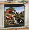 Cows Farm Dishwasher Cover Farmhouse Kitchen Decor HT