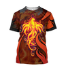 Men Phoenix Shirt Red Phoenix Power 3D All Over Printed T-Shirt by SUN AM180501