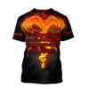 Men Phoenix Shirt Phoenix Tattoo 3D All Over Printed Short by SUN AM200501