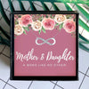 Mother Daughter Infinity Mothers Day Necklace Mom Jewelry Gift Card For Her, Mom, Grandma, Wife HT