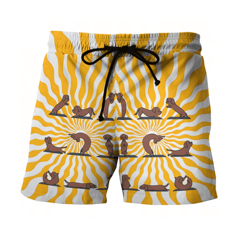 Dachshund Tropical Short DACHSHUND BEACH SHORT 8