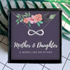 Mother Daughter Infinity Mothers Day Necklace Mom Jewelry Gift Card For Her, Mom, Grandma, Wife HT