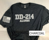 Military Veteran DD-214 Alumni T-shirt, Army Marines, Navy Air Force USMC Cost Guard Veteran