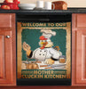 Kitchen Decor Chicken Dishwasher Cover, Thanksgiving Gift for Chicken Lover, Chicken Gift Idea HT