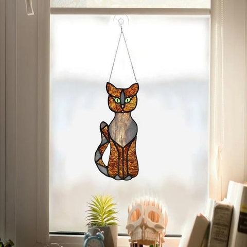 Cat Window Decor Ornament 01
