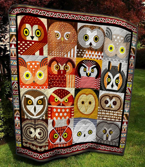 Owl Lover Sherpa Blanket 31, Owl Blanket, Owl Halloween Blanket, Halloween Gift