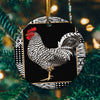 Sussex Rooster Ornament Farm Chicken Ornament Christmas Tree Hanging Ornament Home Decor Xmas Gift For Chicken Lovers HN