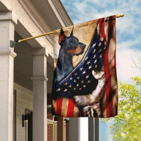 Doberman Pinscher Flag 4