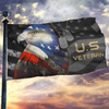 US Veteran Eagle Flag Veteran Day flag