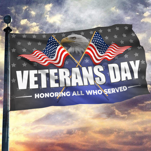 Veterans Day - Honoring All Who Served Flag