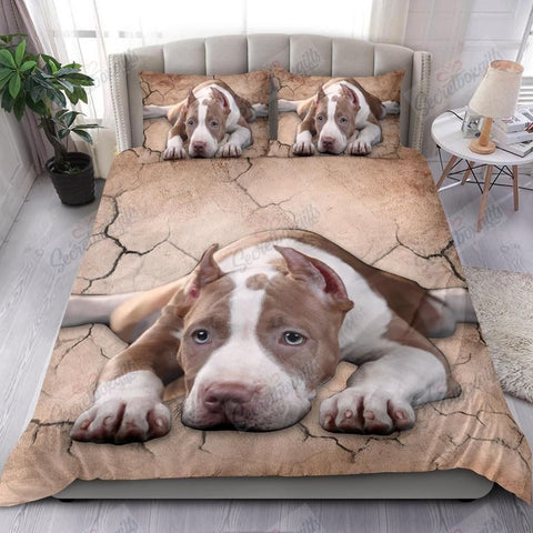 Pit Bull Dog Bedding Set