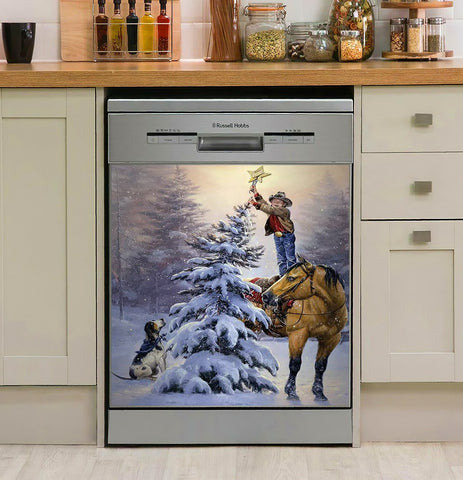 Upon The Highest Bough Horse Dog Decor Kitchen Dishwasher Cover HT