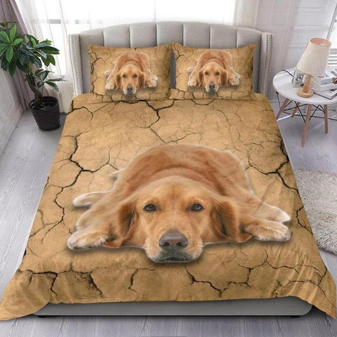 GOLDEN RITRIEVER DOG BEDDING SET 012