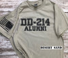 Military Veteran DD-214 Alumni T-shirt, Army Marines, Navy Air Force USMC Cost Guard Veteran