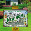 Garden Married Couple New Home Custom Classic Metal Signs
