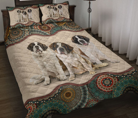 SAINT BERNARD - QUILT BEDDING SET TT001