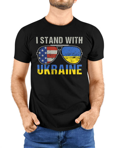 I Stand With Ukraine T-Shirt Ukraine Strong Shirt Ukraine Support Shirt Ukrainian Lovers HT
