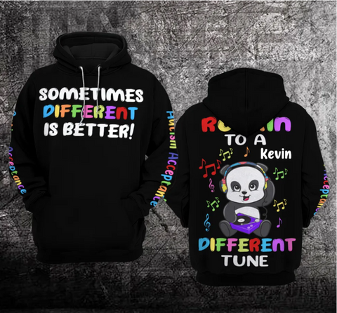 Personalized Sometimes Different Is Better Autism Unisex Hoodie For Men Women Autism Awareness Shirts Clothing Gifts HT