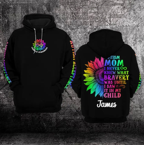 Choose Kind Autism Mom Unisex Hoodie For Women Personalized Autism Awareness Shirts Clothing Gifts For Mom HT